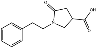 5-氧代-1-(2-苯乙基)吡咯烷-3-羧酸