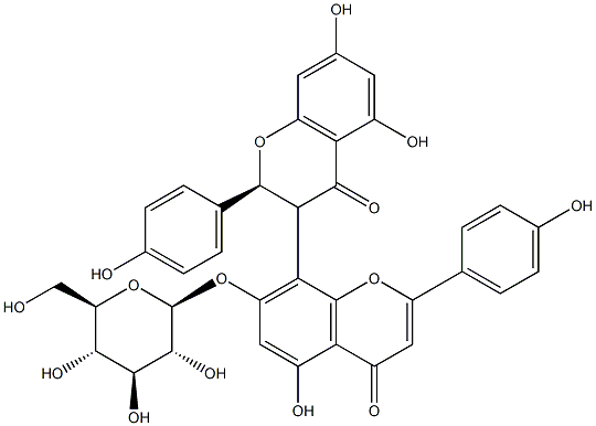 Volkensiflavone 7''-O-glucopyranoside