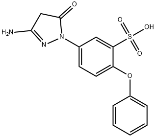 5-(3-氨基-5-氧代-2-吡唑啉-1-基)-2-苯氧基苯磺酸