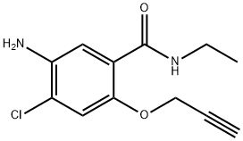 5-Amino-4-chloro-N-ethyl-2-(2-propynyloxy)benzamide