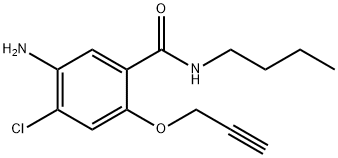 5-Amino-N-butyl-4-chloro-2-(2-propynyloxy)benzamide