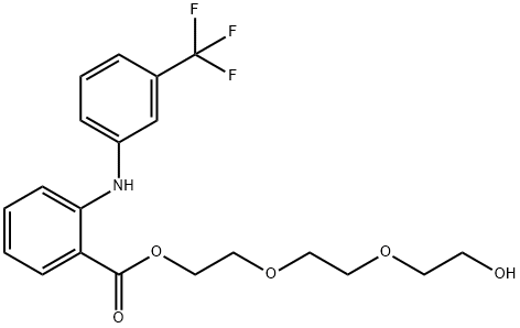 2-[2-(2-hydroxyethoxy)ethoxy]ethyl 2-[[3-(trifluoromethyl)phenyl]amino]benzoate