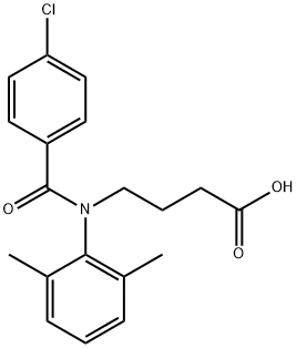 4-[p-Chlorobenzoyl(2,6-xylyl)amino]butyric acid
