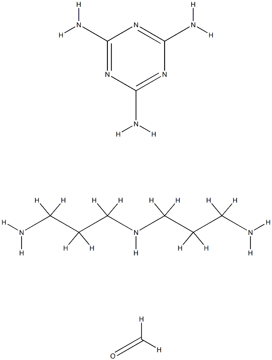 甲醛与N-(3-氨基丙基)-1,3-丙二胺和1,3,5三嗪-2,4,6-三胺的聚合物