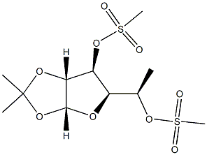 6-Deoxy-1-O,2-O-isopropylidene-3-O,5-O-bis(methylsulfonyl)-α-D-glucofuranose