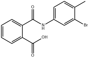 2-((3-bromo-4-methylphenyl)carbamoyl)benzoic acid