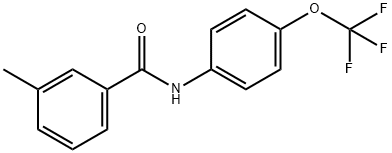 3-methyl-N-[4-(trifluoromethoxy)phenyl]benzamide