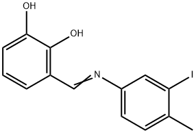 3-{[(3-iodo-4-methylphenyl)imino]methyl}-1,2-benzenediol