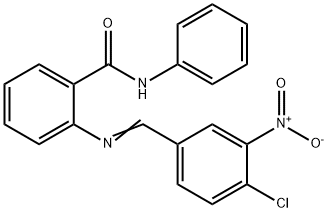 2-({4-chloro-3-nitrobenzylidene}amino)-N-phenylbenzamide