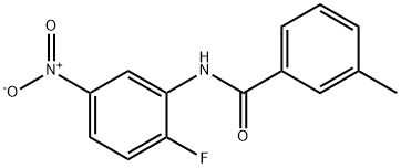 N-{2-fluoro-5-nitrophenyl}-3-methylbenzamide