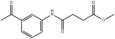 methyl 4-(3-acetylanilino)-4-oxobutanoate