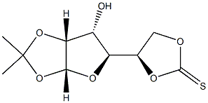 1-O,2-O-Isopropylidene-α-D-allofuranose 5,6-thiocarbonic acid