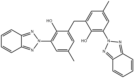 Bis-[2-hydroxy-5-methyl-3-(benzotriazol-2-yl)-phenyl]-methane