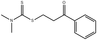 Dimethyldithiocarbamic acid 3-oxo-3-phenylpropyl ester