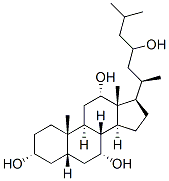 (3a,5b,7a,12a)-Cholestane-3,7,12,23-tetrol