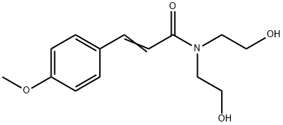 N,N-Bis(2-hydroxyethyl)-3-(4-methoxyphenyl)propenamide