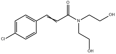 3-(4-Chlorophenyl)-N,N-bis(2-hydroxyethyl)propenamide