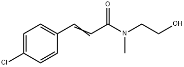 3-(4-Chlorophenyl)-N-(2-hydroxyethyl)-N-methylpropenamide