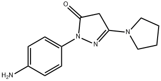 1-(4-氨基苯基)-3-(1-吡咯烷基)-5-吡唑酮
