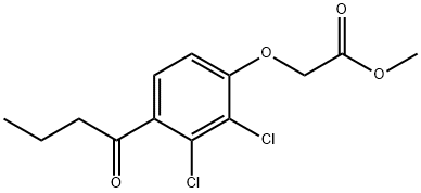 Acetic acid, [2,3-dichloro-4-(1-oxobutyl)phenoxy]-, Methyl ester
