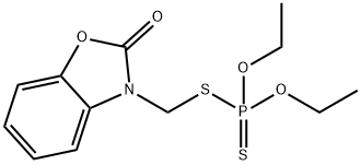 Dithiophosphoric acid O,O-diethyl S-(2,3-dihydro-2-oxobenzoxazol-3-ylmethyl) ester