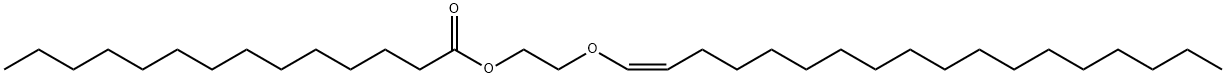 Tetradecanoic acid 2-[(Z)-1-octadecenyloxy]ethyl ester