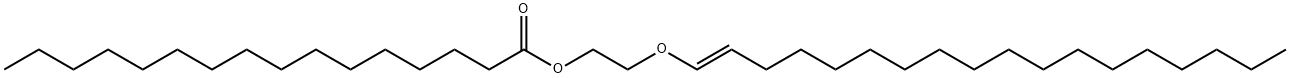 Palmitic acid 2-[(E)-1-octadecenyloxy]ethyl ester