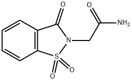 3-氧代-1,2-苯并异噻唑啉-2-乙酰胺 1,1-二氧化物