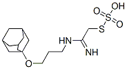 Thiosulfuric acid hydrogen S-[2-[3-[(adamantan-1-yl)oxy]propylamino]-2-iminoethyl] ester