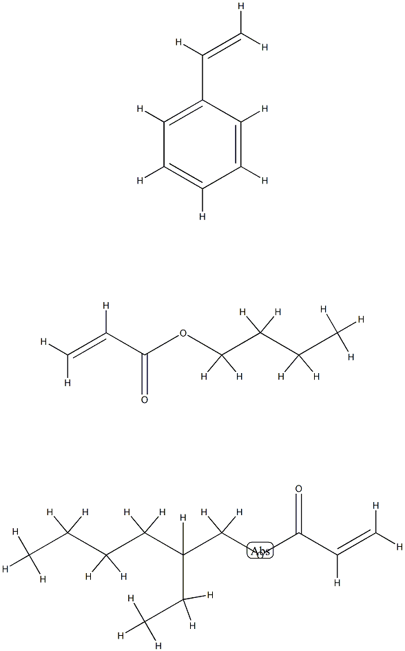 2-丙烯酸丁酯与乙烯苯和2-丙烯酸-2-乙基己酯的聚合物
