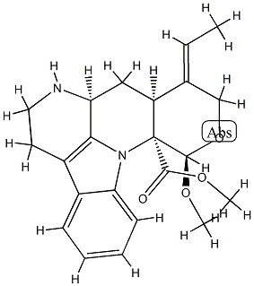 (7aS,9E)-9-Ethylidene-5,6,7,7aα,8,8aα,9,10-octahydro-12β-methoxyindolo[3,2,1-ij]pyrano[3,4-b][1,5]naphthyridine-12aα(12H)-carboxylic acid methyl ester