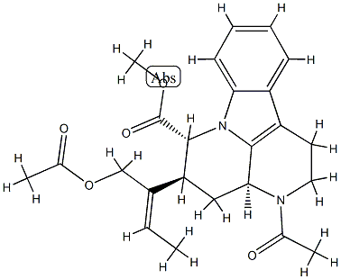 (3aS)-3-Acetyl-5β-[(E)-1-[(acetyloxy)methyl]-1-propenyl]-2,3,3aα,4,5,6-hexahydro-1H-indolo[3,2,1-de][1,5]naphthyridine-6α-carboxylic acid methyl ester