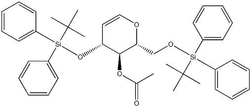 4-O-乙酰基-3,6-二-O-(叔丁基二苯基甲硅烷基)-D-葡萄烯糖