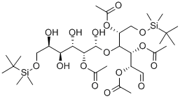 四-O-乙酰-6,6′-二-O-(叔丁基二甲基硅基)-D-呋喃葡烯糖-5-半乳糖苷