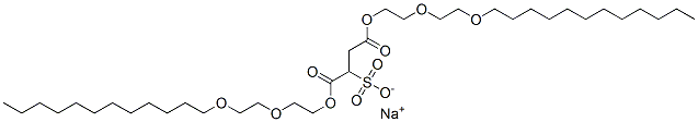 sodium 1,4-bis[2-[2-(dodecyloxy)ethoxy]ethyl] sulphonatosuccinate
