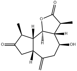 (3aβ,6aβ,9aβ,9bα)-3β,9β-Dimethyl-4β-hydroxy-6-methylenedodecahydroazuleno[4,5-b]furan-2,8-dione