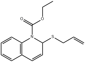 2-(Allylthio)-1(2H)-quinolinecarboxylic acid ethyl ester