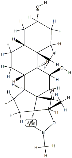 (20R)-3α,11β-Dihydroxy-17,20-[(methylboranediyl)bisoxy]-5β-pregnane