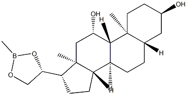 (20R)-20,21-(Methylboranediylbisoxy)-5α-pregnane-3α,11β-diol