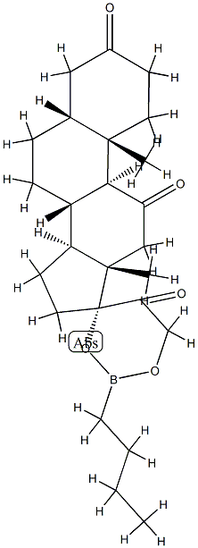 17,21-[(Butylboranediyl)bisoxy]-5β-pregnane-3,11,20-trione