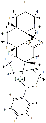 17,21-[(Phenylboranediyl)bisoxy]-5β-pregnane-3,11,20-trione