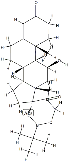 17,21-[(tert-Butylboranediyl)bisoxy]-11β-hydroxypregn-4-ene-3,20-dione