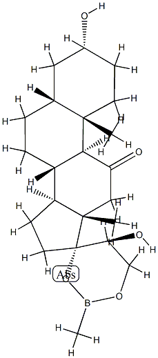 (20S)-3α,20-Dihydroxy-17,21-[(methylboranediyl)bisoxy]-5β-pregnan-11-one