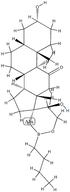 (20S)-17,21-[(Butylboranediyl)bisoxy]-3α,20-dihydroxy-5β-pregnan-11-one