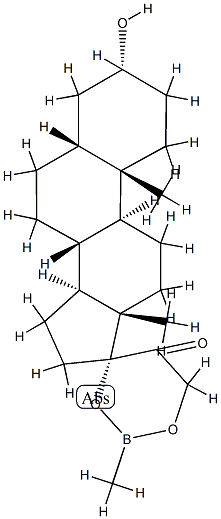 3α-Hydroxy-17,21-[(methylboranediyl)bisoxy]-5β-pregnan-20-one