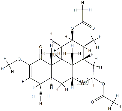 12β,16-Bis(acetyloxy)-11α-hydroxy-2-methoxypicras-2-en-1-one