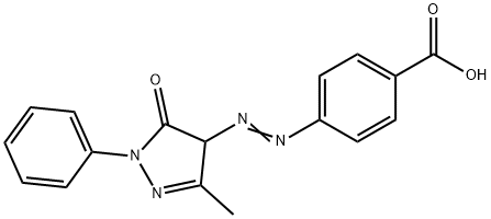 4-[(4,5-dihydro-3-methyl-5-oxo-1-phenyl-1H-pyrazol-4-yl)azo]benzoic acid