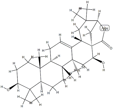 3β,16β,21β-Trihydroxyolean-12-en-28-oic acid γ-lactone