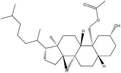 5α-Cholestane-2β,19-diol 19-acetate