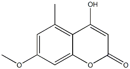 2H-1-BENZOPYRAN-2-ONE, 4-HYDROXY-7-METHOXY-5-METHYL-